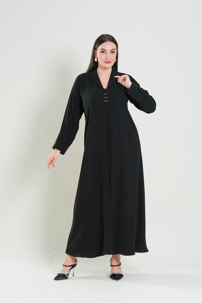 Women’s Elegant Black Abaya Dress