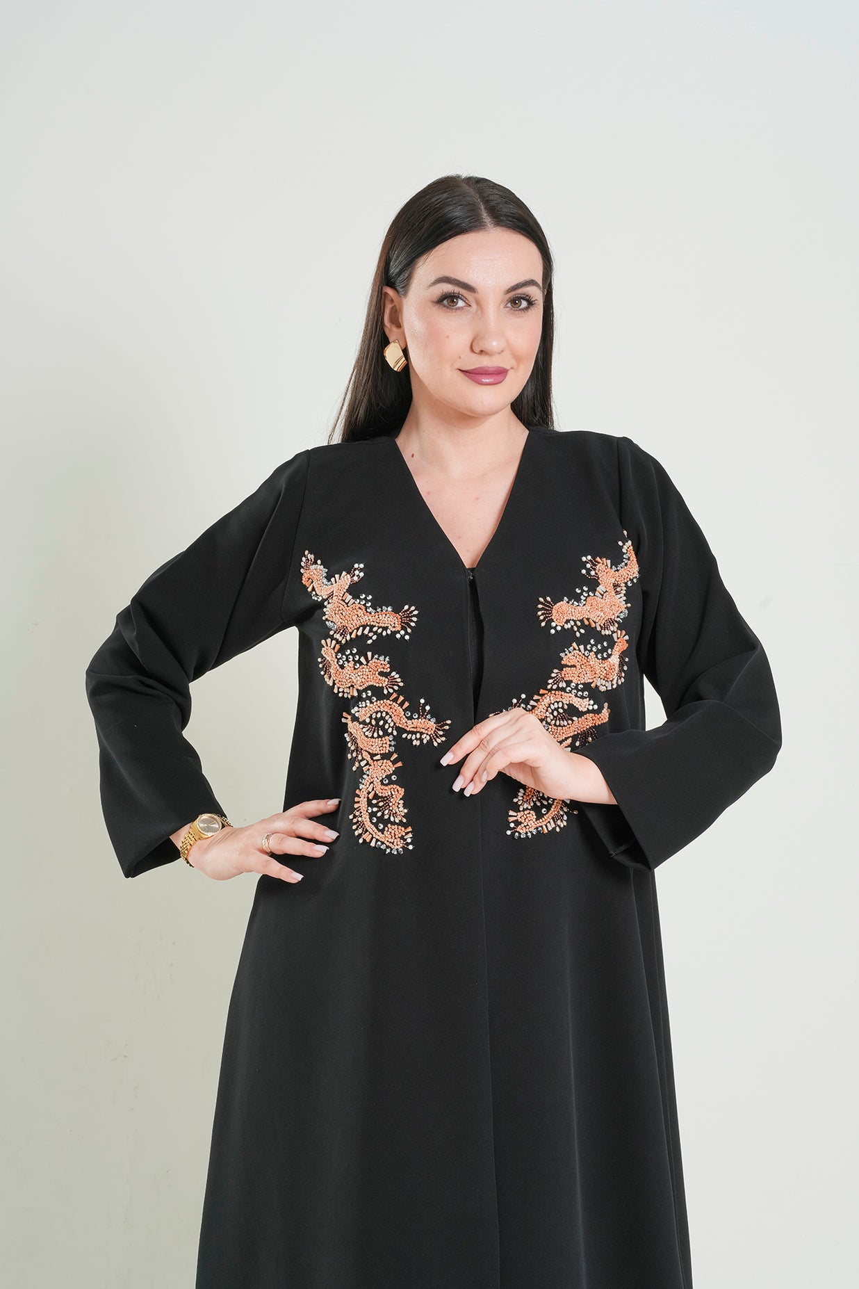 Stylish Front Open Abaya